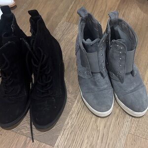 Stylish Black and Gray Women’s Shoes